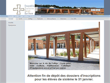 Tablet Screenshot of collegesaintpaul.fr
